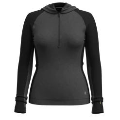 Women's Classic Thermal Merino Base Layer 1/2 Zip Hoodie
