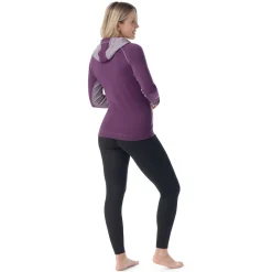 Women's Classic Thermal Merino Base Layer 1/2 Zip Hoodie