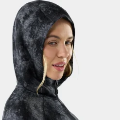 Women's Classic Thermal Merino Base Layer 1/2 Zip Hoodie