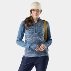 Women's Classic Thermal Merino Base Layer 1/2 Zip Hoodie