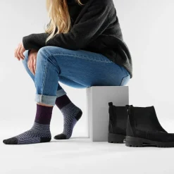 Women's Everyday Cozy Popcorn Cable Crew Socks