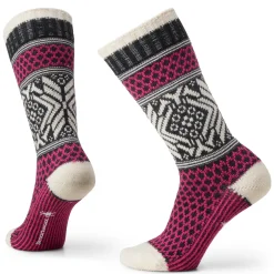 Women's Everyday Cozy Popcorn Snowflake Crew Socks