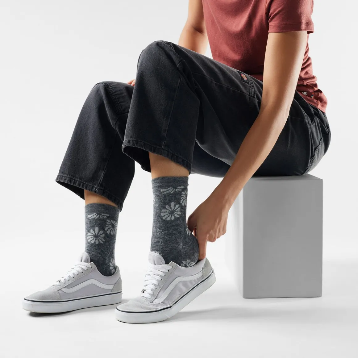 Women's Everyday Floral Crew Socks