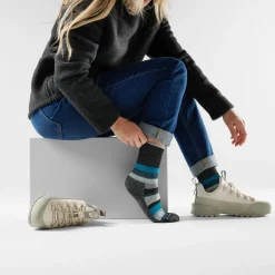 Women's Everyday Multi-Stripe Crew Socks