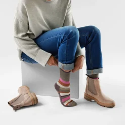 Women's Everyday Multi-Stripe Crew Socks