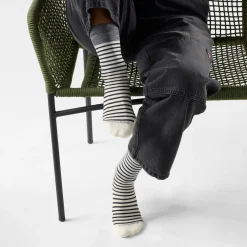 Women's Everyday Pin Stripe Crew Socks
