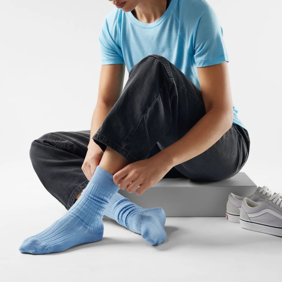 Women's Everyday Slouchy Rib Tall Crew Socks