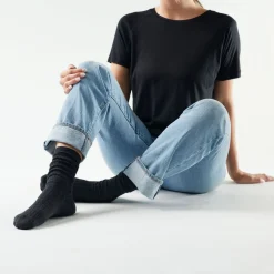 Women's Everyday Slouchy Rib Tall Crew Socks