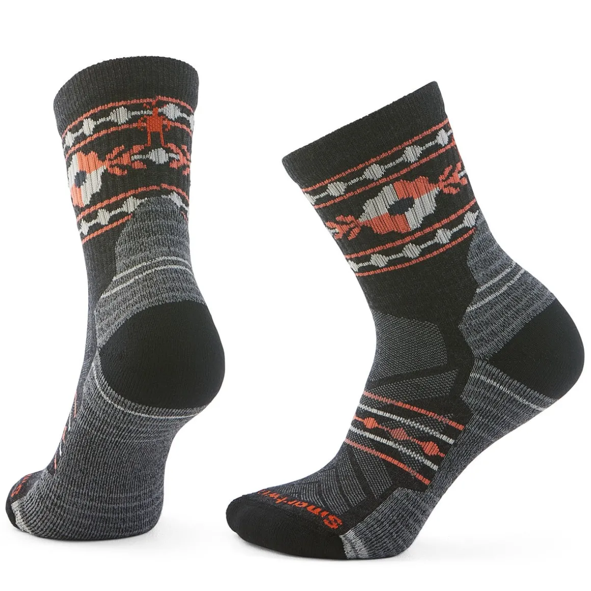 Women's Hike Retro Floral Mid Crew Socks
