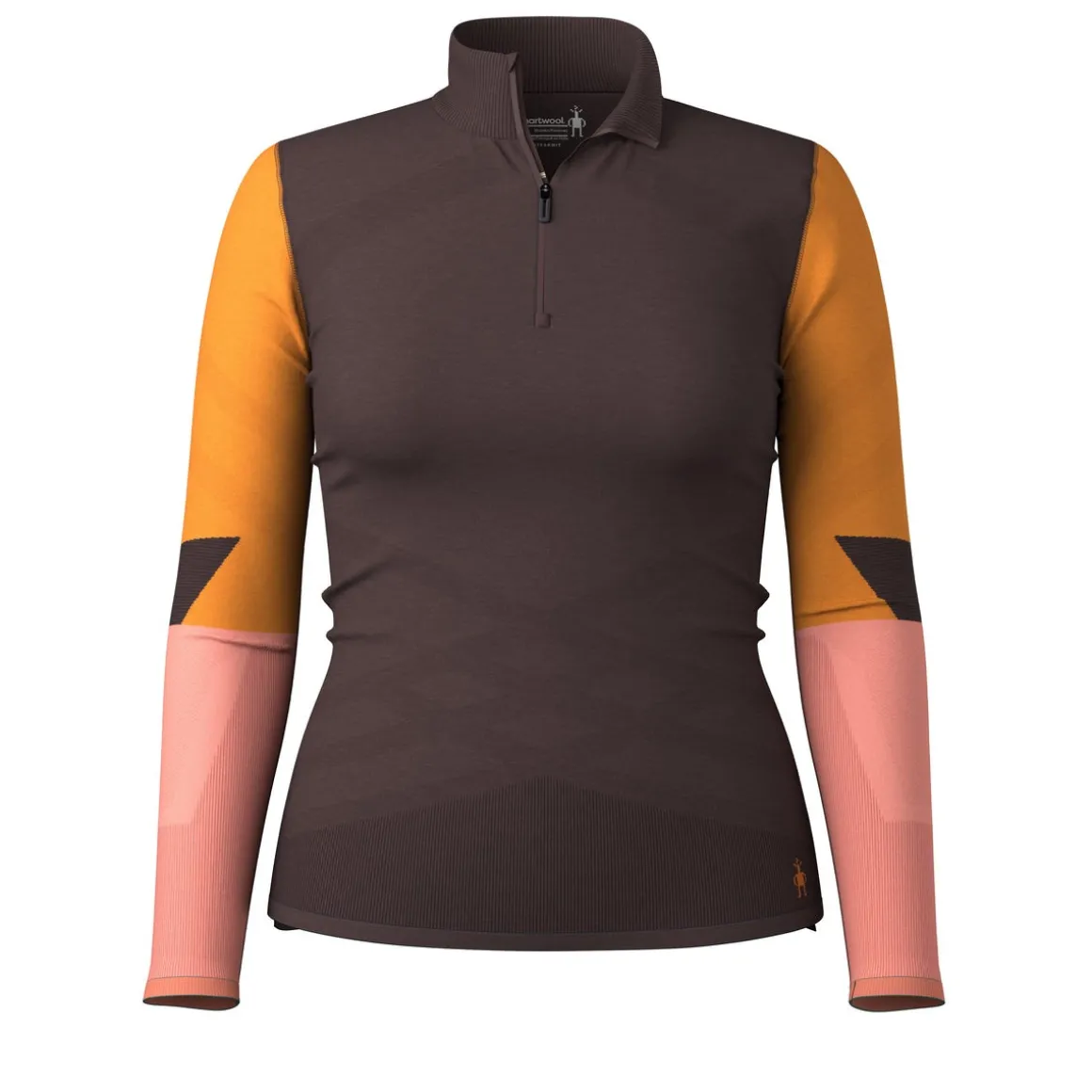 Women's Intraknit™ Thermal Merino Base Layer Colorblock 1/4 Zip