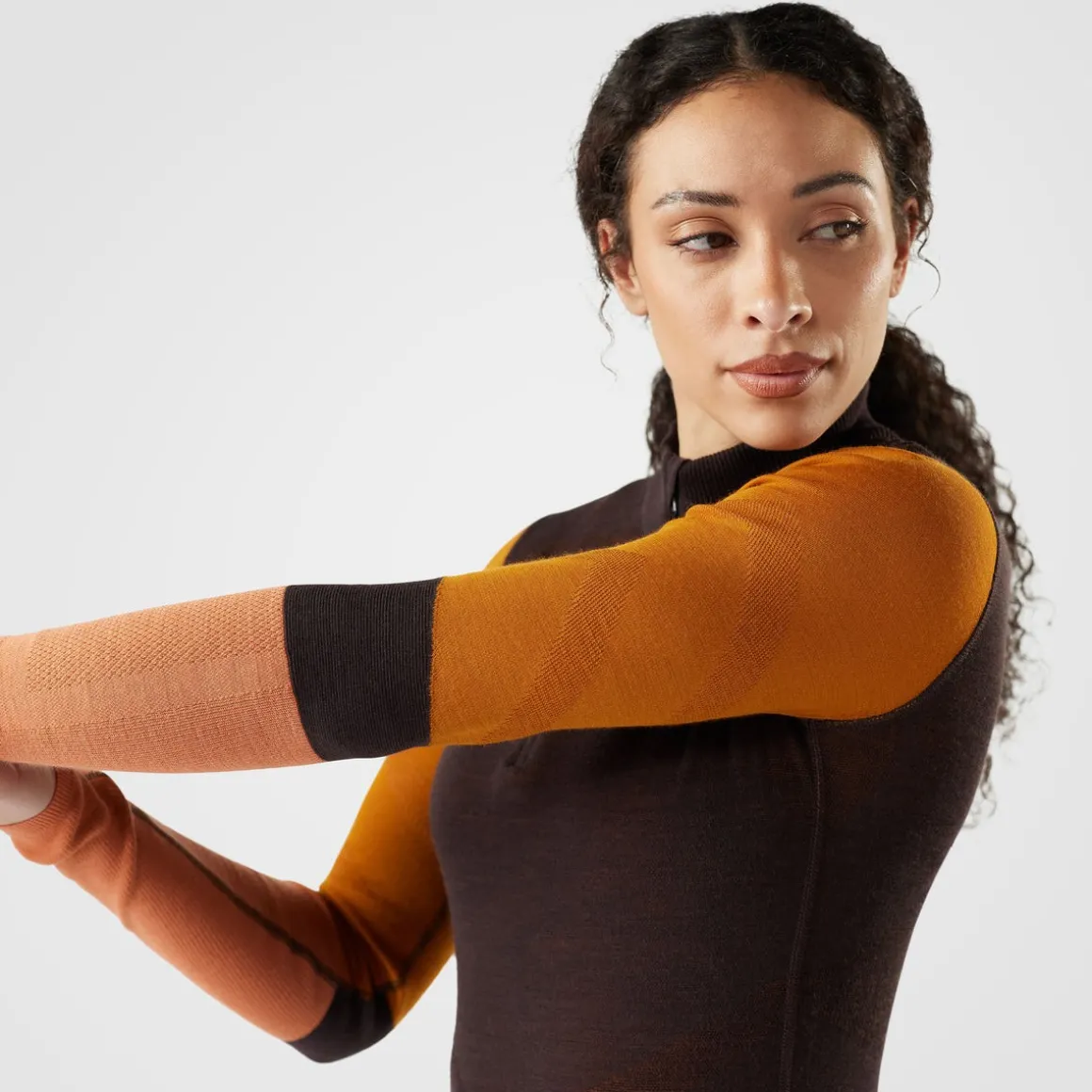 Women's Intraknit™ Thermal Merino Base Layer Colorblock 1/4 Zip