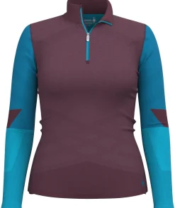 Women's Intraknit™ Thermal Merino Base Layer Colorblock 1/4 Zip
