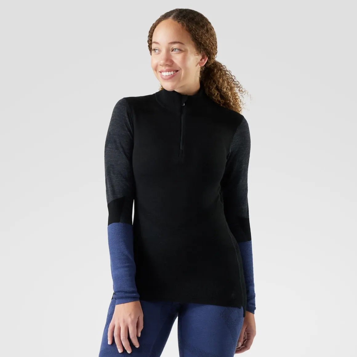 Women's Intraknit™ Thermal Merino Base Layer Colorblock 1/4 Zip