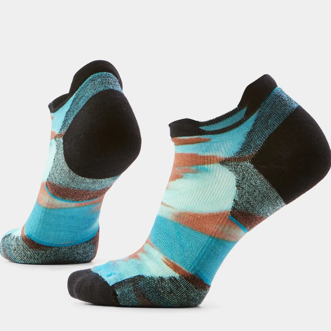 Women's Run Brushed Print Low Ankle Socks