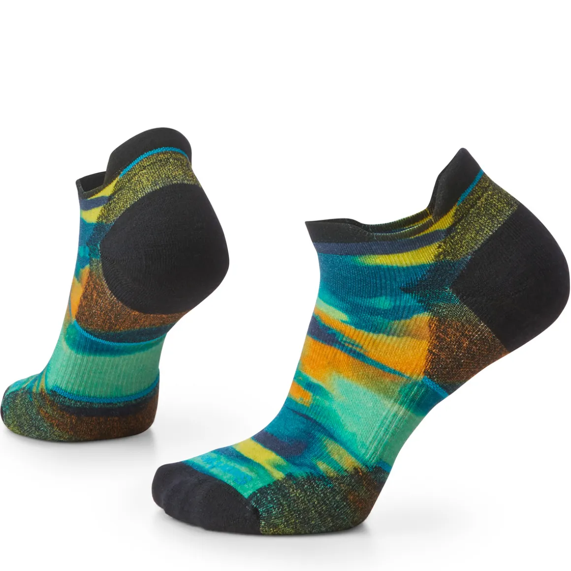 Women's Run Brushed Print Low Ankle Socks