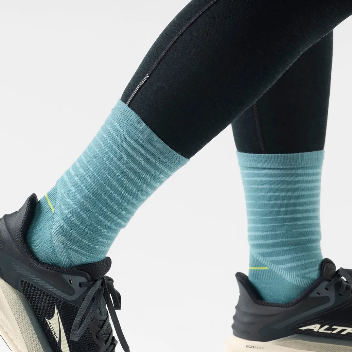 Women's Run Pattern Crew Socks