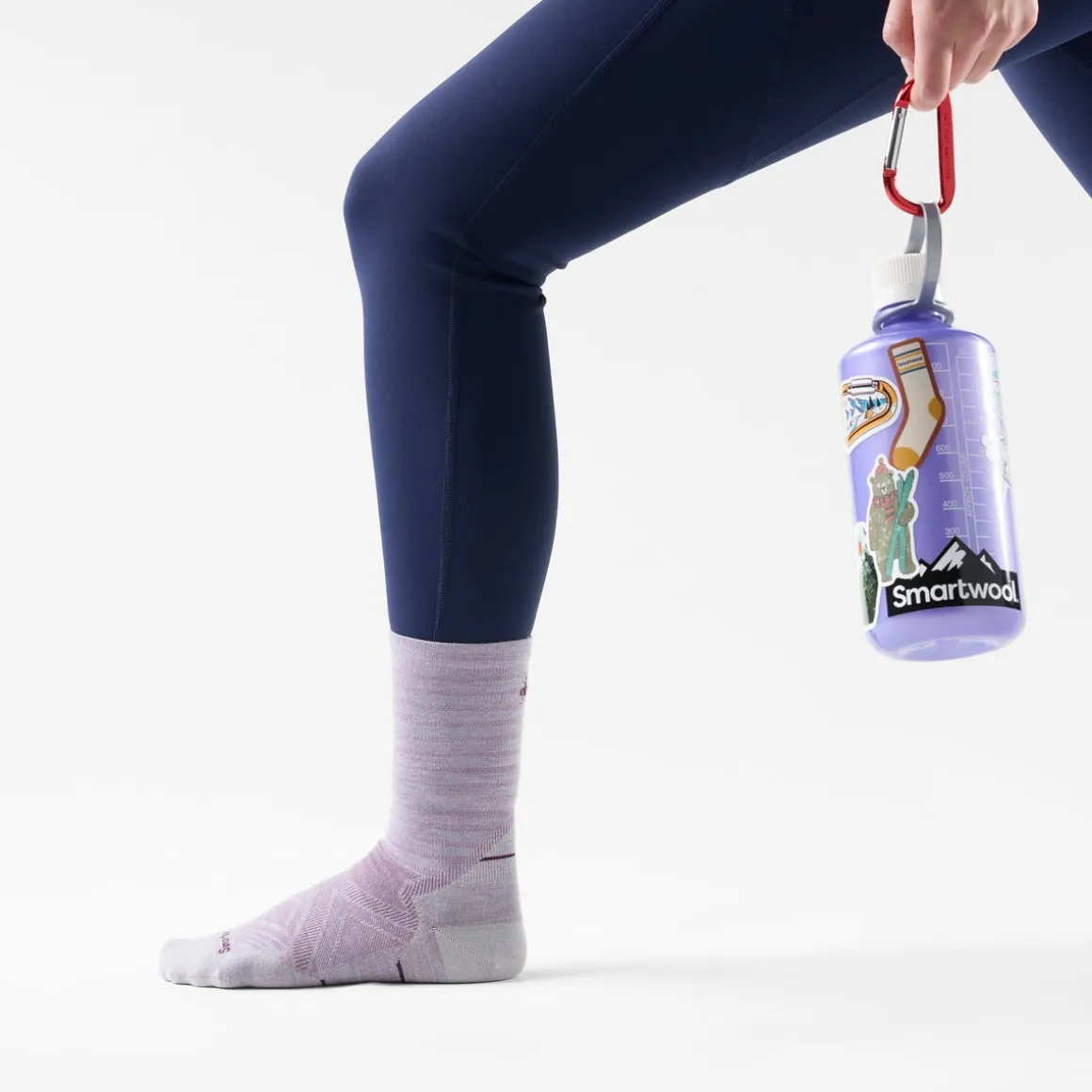 Women's Run Pattern Crew Socks