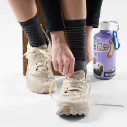 Women's Run Pattern Crew Socks