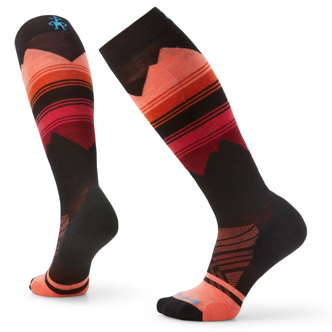 Women's Ski Pattern Over The Calf Socks