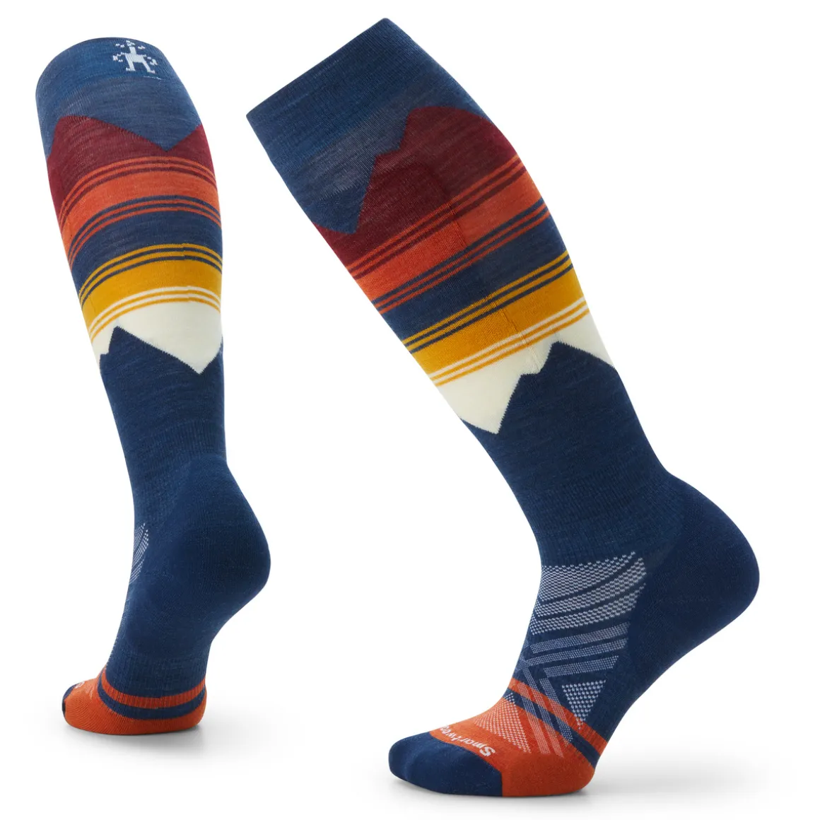 Women's Ski Pattern Over The Calf Socks
