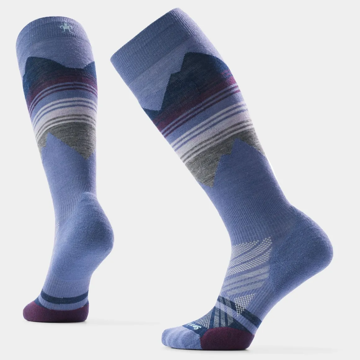 Women's Ski Pattern Over The Calf Socks