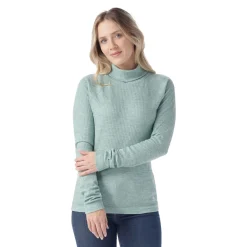 Women's Thermal Merino Rib Turtleneck
